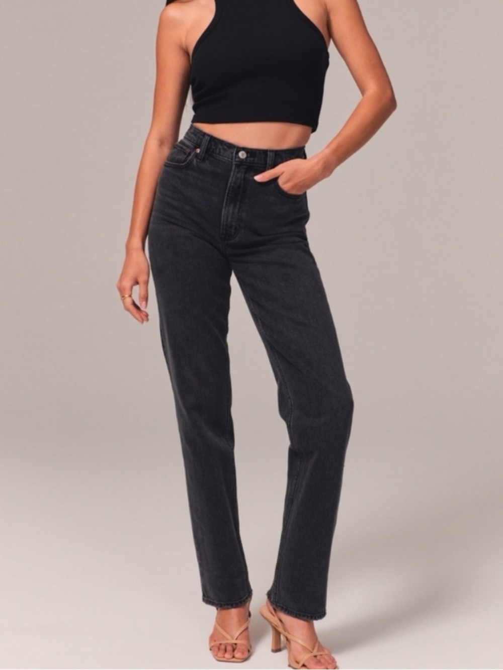 Abercrombie and Fitch The 90s Straight Ultra High Rise Jeans Womens Size 31